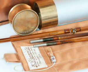 Bob Summers Model 275 Deluxe Bamboo Rod 7'6" 2/2 #4 - detail view