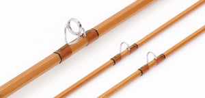Simroe, Ted -- 9' 6wt Bamboo Rod (New!) - rod sections with guides and wraps