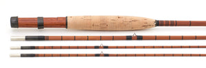 Thomas, F.E. -- 7'6 Mahogany Bamboo Rod
