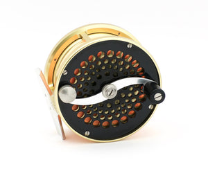 Joe Saracione 3 1/4" Wide Mark IV Trout Fly Reel - Gold/Black RHW