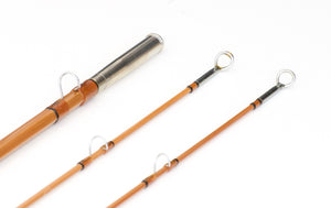 Simroe, Ted -- 9' 6wt Bamboo Rod (New!) - rod sections with guides and wraps