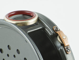 Hardy Perfect 3 3/8" 1912 fly reel - red agate