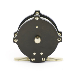 William Mills & Son Original "Fairy" Raised Pillar / Hard Rubber Fly Reel