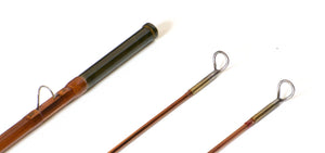 Bob Summers Model 735 Bamboo Rod 7'3" 2/2 #4/5 - rod sections with guides and wraps