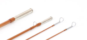 Simroe, Ted -- 7' 3/2 3wt Bamboo Rod - rod sections with guides and wraps
