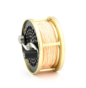 Joe Saracione 3 1/4" Wide Mark IV Trout Fly Reel - Gold/Black RHW