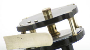 William Mills & Son Original "Fairy" Raised Pillar / Hard Rubber Fly Reel