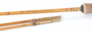 R.L. Winston Bamboo Fly Rod SF-era 8'6" 2/2 #5 - ferrules and tip tops detail