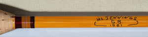 Jennings, Homer -- 8' 3/2 6wt Bamboo Rod
