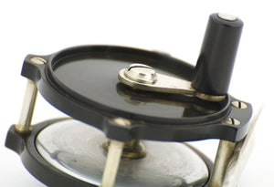 William Mills & Son Original "Fairy" Raised Pillar / Hard Rubber Fly Reel