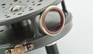 Hardy Perfect 3 3/8" 1912 fly reel - red agate