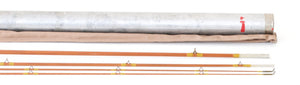Phillipson Pacemaker Bamboo Rod 8' 3/2 5wt - maker signature and rod markings