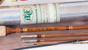 Phillipson / Abercrombie & Fitch "Firehole" Bamboo Rod 8'6 3/2 6wt - maker signature and rod markings