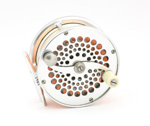 Joe Saracione 3 1/4" Wide Mark IV Trout Fly Reel - RHW Silver