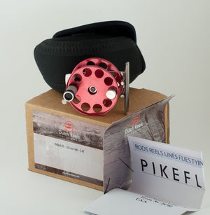 Ari 't Hart Mach 0 silver/red fly reel - mint