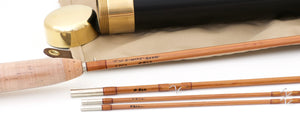 Simroe, Ted -- 7' 3/2 3wt Bamboo Rod - handle grip and reel seat detail