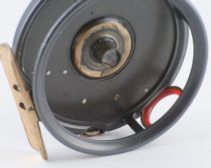 Hardy Perfect 3 3/8" 1912 fly reel - red agate