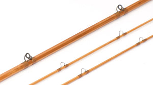 R.L. Winston Bamboo Rod SF era 8'6" 2/2 #6 - rod sections with guides and wraps