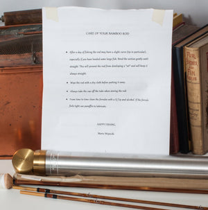 Wojnicki, Mario -- 7'7 2/2 4wt HB Penta Bamboo Rod w/ Glass Ferrules