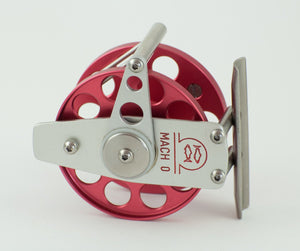Ari 't Hart Mach 0 silver/red fly reel - mint