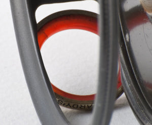 Hardy Perfect 3 3/8" 1912 fly reel - red agate