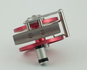 Ari 't Hart Mach 0 silver/red fly reel - mint
