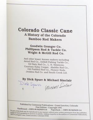 Spurr & Sinclair - Colorado Classic Cane