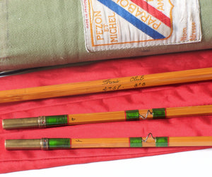Pezon et Michel Super Parabolic PPP, Fario Club Bamboo Rod 8'5 2/2 5-6wt