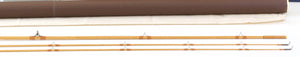 R.L. Winston Bamboo Rod 8'6" 2/2 #7 - maker signature and rod markings