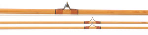 Jim Schaaf Dickerson Model 7613 Bamboo Fly Rod 7'6" 2/2 #4/5 - rod sections with wraps and hardware