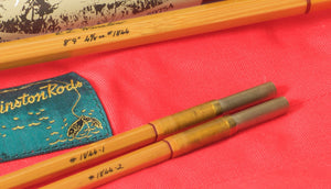 R.L. Winston Bamboo Rod 8'9 2/2 #7/8 - ferrules and tips detail
