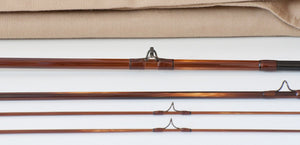 Walt Carpenter Browntone 6'3 3/2 3wt bamboo rod (paper on grip)