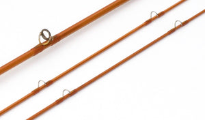 R.L. Winston "Leetle Feller" Bamboo Rod 5'6" 2/2 #3 - rod sections with guides and wraps