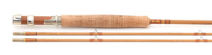 R.L. Winston Bamboo Rod 7'9" 2/2 #5 - maker signature and rod markings