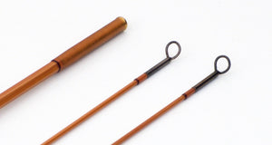 R.L. Winston "Leetle Feller" Bamboo Rod 5'6" 2/2 #3 - rod sections with guides and wraps