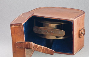 JB Moscrop Patent Manchester Reel 5" with leather case