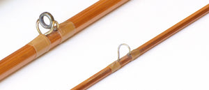 R.L. Winston Bamboo Rod SF-era 8' 2/1 #4/5 - rod sections with guides and wraps