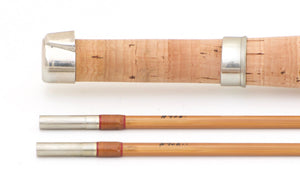Simroe, Ted -- 7 1/2' 5wt Bamboo Rod - rod sections with wraps and hardware