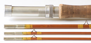 Phillipson Paragon Bamboo Rod 8'6 3/2 6wt - ferrules and tip tops detail