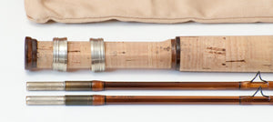 Bob Summers Midge Deluxe Bamboo Rod 6'4" 2/2 #4 - ferrules and tip tops detail