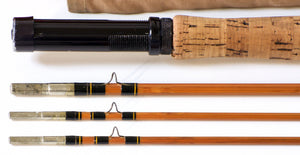 Phillipson Premium Bamboo Rod 8'6 3/2 5-6wt - rod sections with wraps