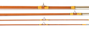 Phillipson Powr Pakt Bamboo Rod 8'6 3/2 5wt - rod sections with wraps
