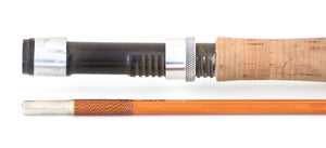 R.L. Winston Steelhead Bamboo Rod - Lew Stoner 9'6" 2/1 5 1/2 oz - handle grip and reel seat detail