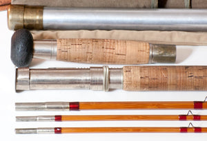 Leonard, HL - Pre-Fire Salmon Bamboo Rod 10'6" 3/2