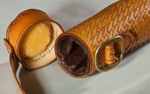 Annie Margarita Leather Rod Case - Pink Salmon