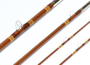 Phillipson Peerless Dry Fly Special Bamboo Rod 8'6" 3/2 6wt (2 rods in one!) - ferrules and tip tops detail
