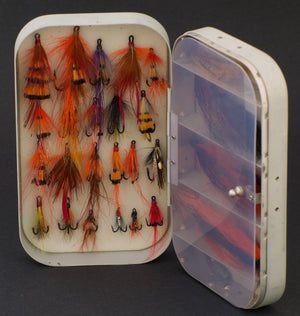 Wheatley Fly Box w/ Salmon Flies