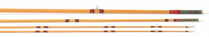 Hardy Hollokona Salmon De-luxe 3/2 8'6' - #4 Bamboo Fly Rod - tip section and top guide