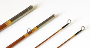 Phillipson Paragon Bamboo Rod 8'6 3/2 6wt - rod sections with guides and wraps
