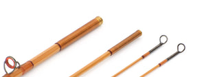 R.L. Winston Bamboo Rod 7'6" 3/2 #4 - rod sections with guides and wraps